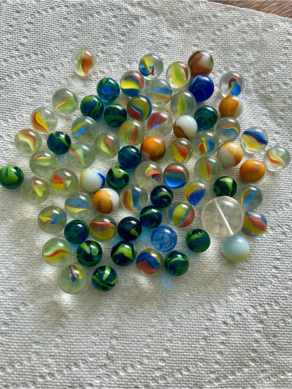Colorful Glass Marbles Set for Kids - Multicolor vintage 68